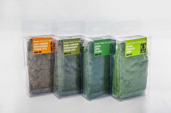 Model Scene 004-03 Grass-Flock 4,5 mm - Early Summer 50g
