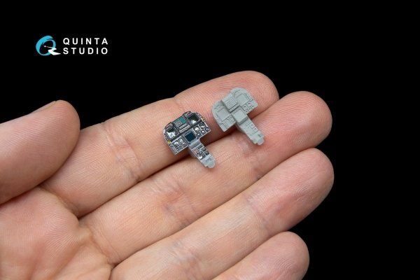 Quinta Studio QD48042 F/A-18A 3D-Printed &amp; coloured Interior on decal paper (for Kinetic) 1/48