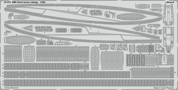 Eduard BIG5362 SMS Szent István TRUMPETER 1/350