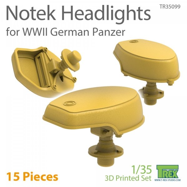 T-Rex Studio TR35099 Notek Headlights for WWII German Panzer 1/35