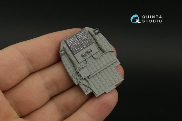 Quinta Studio QDS-35099 AH-64E 3D-Printed &amp; coloured Interior on decal paper (Takom) (Small version) 1/35