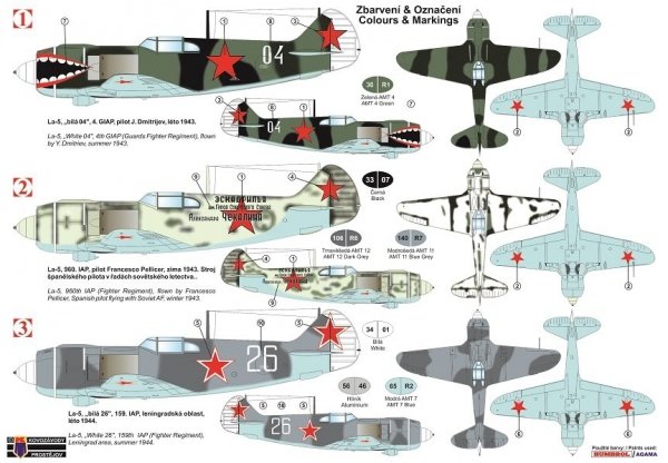 Kovozavody Prostejov KPM0173 La-5 “VVS” 1/72