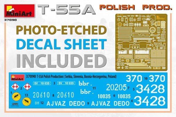 MiniArt 37090 T-55A POLISH PRODUCTION 1/35