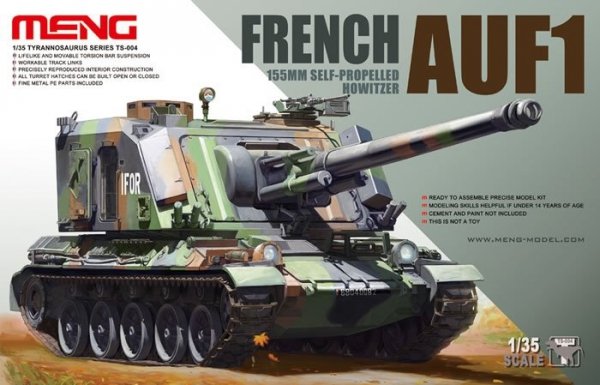 Meng Model TS-004 French AUF1 155mm Self-propelled Howitzer (1:35)