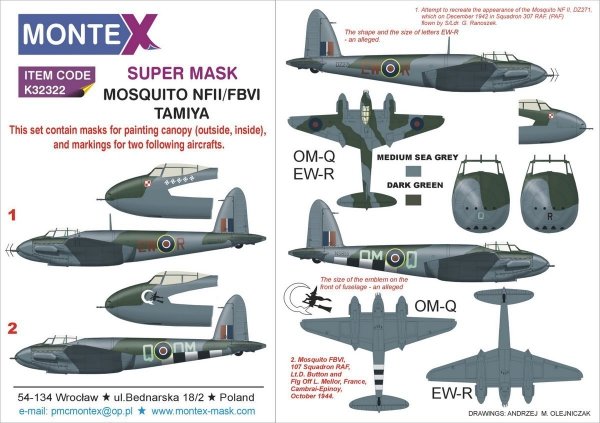 Montex K32322 MOSQUITO NFII &amp; FBVI 1/32