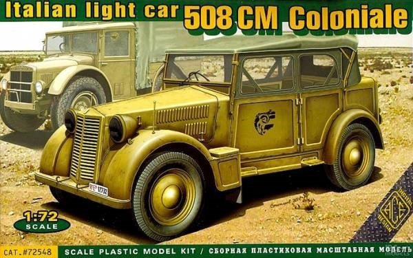 ACE 72548 Italian light military vehicle 508 CM Coloniale (1:72)