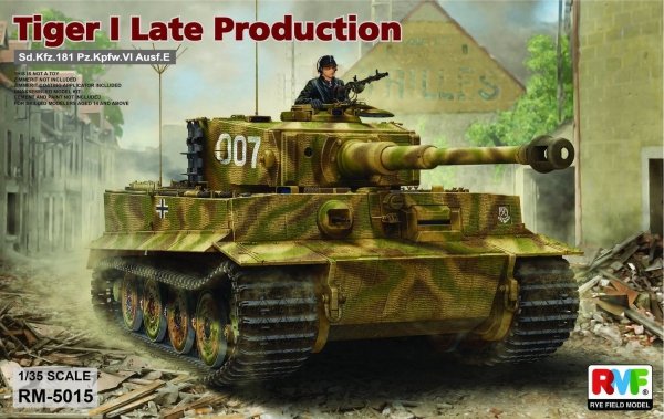 Rye Field Model 5015 Tiger I Late Production 1/35