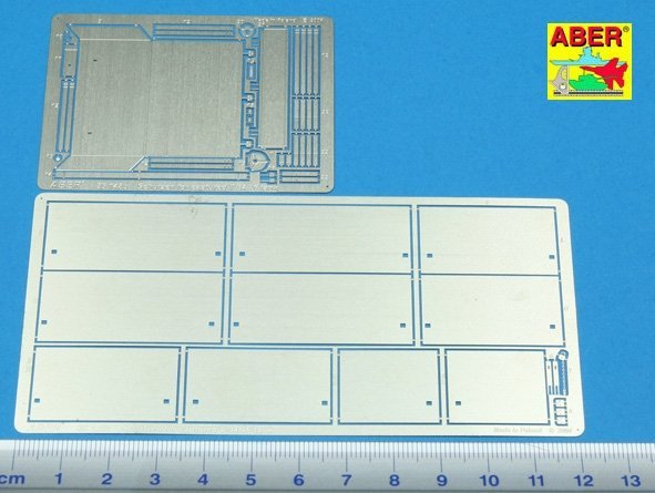 Aber 35148 Niemieckie oslony do zdobytego czolgu T-34/76 (1:35)