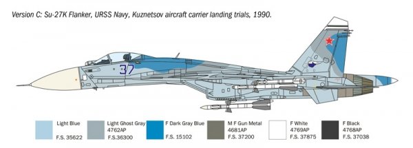 Italeri 0197 SU-33D Flanker-D 1/72