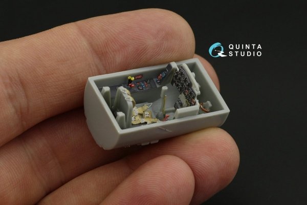 Quinta Studio QD48186 Me 262A 3D-Printed &amp; coloured Interior on decal paper (for Dragon ) 1/48