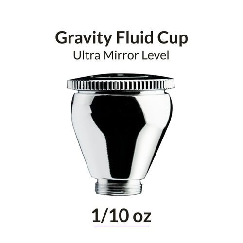 Gaahleri 47316 3 ml Ultra Mirror-Level Gravity Fluid Airbrush Cup