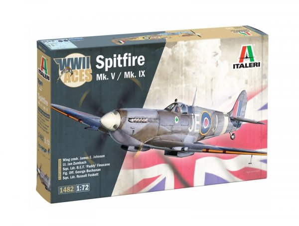 Italeri 1482 Spitfire Mk.V / Mk.IX Aces 1/72