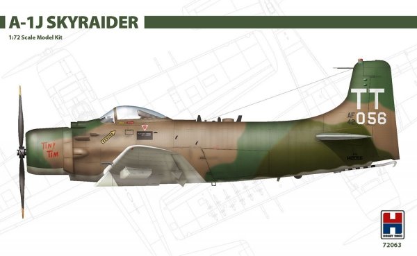 Hobby 2000 72063 A-1J Skyraider ( HASEGAWA + CARTOGRAF + MASKI) 1/72