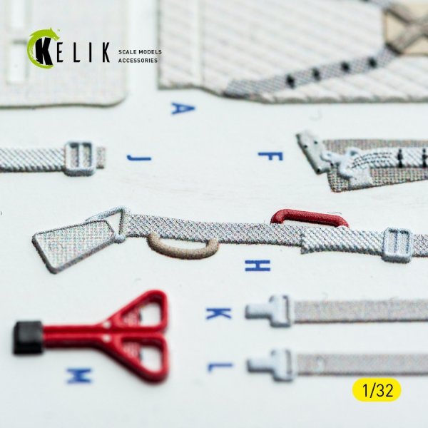 Kelik K32043 MiG-21 F-13 - interior 3D decals for Trumpeter kit (1/32)