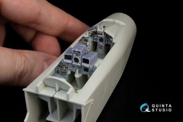 Quinta Studio QD+48261 Tornado GR.1 3D-Printed &amp; coloured Interior on decal paper (Revell) (with 3D-printed resin parts) 1/48