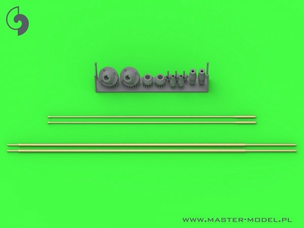 Master GM-16-007 Antena Comrod VHF3088VM - używana na czołgu Leopard 2 A7V oraz innych pojazdach (2 szt.) - wersja PROSTA 1/16