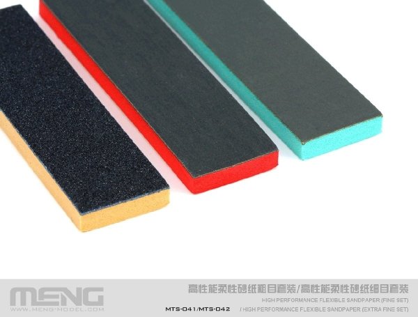 Meng Model MTS-042b High Performance Flexible Sandpaper ( Extra Fine Refill Pack/1200 ) ( zestaw do szlifowania - uzupełnienie )