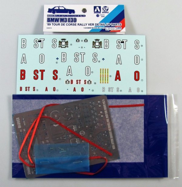 Beemax E24016 BMW M3 E30 Tour De Corse Detail Up Parts (1:24)