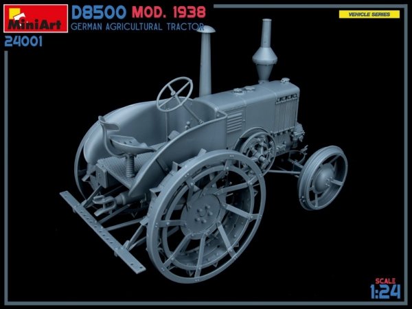 MiniArt 24001 GERMAN AGRICULTURAL TRACTOR D8500 MOD. 1938 1/24