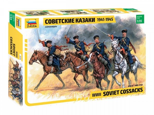 Zvezda 3579 Soviet Cossacks WWII 1/35