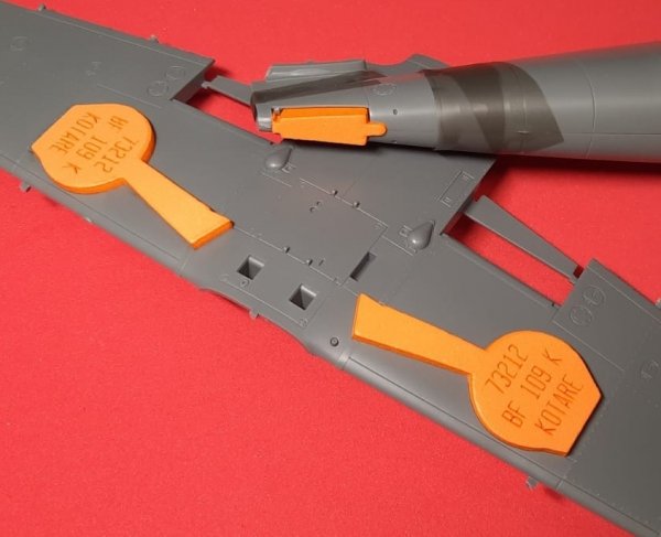 Omask 73212 Bf 109 K wheel bay plugs (for Kotare) EVA foam 1/32