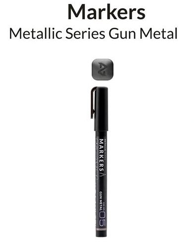 Gaahleri 45152 Metallic Series Marker Gun Metal