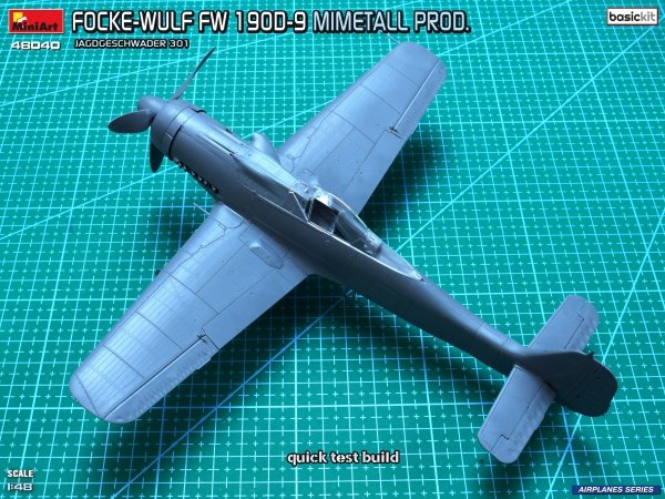 MiniArt 48040 FOCKE-WULF FW 190D-9. MIMETALL PROD. JAGDGESCHWADER 301. BASIC KIT 1/48
