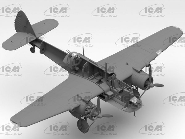ICM 48310 Bristol Beaufort Mk.I WWII British torpedo bomber 1/48
