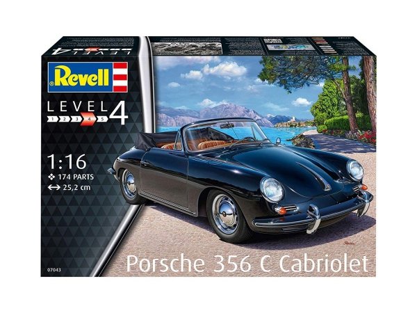 Revell 07043 Porsche 356 Cabriolet (1:16)