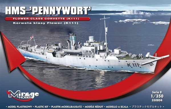 Mirage Hobby 350804 HMS PENNYWORT Flower-Class Corvette 1/350
