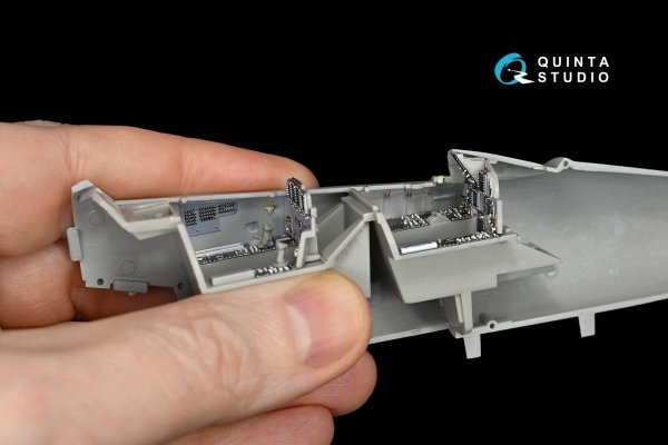 Quinta Studio QD48052 F-15E 3D-Printed &amp; coloured Interior on decal paper (for Revell kit) 1/48