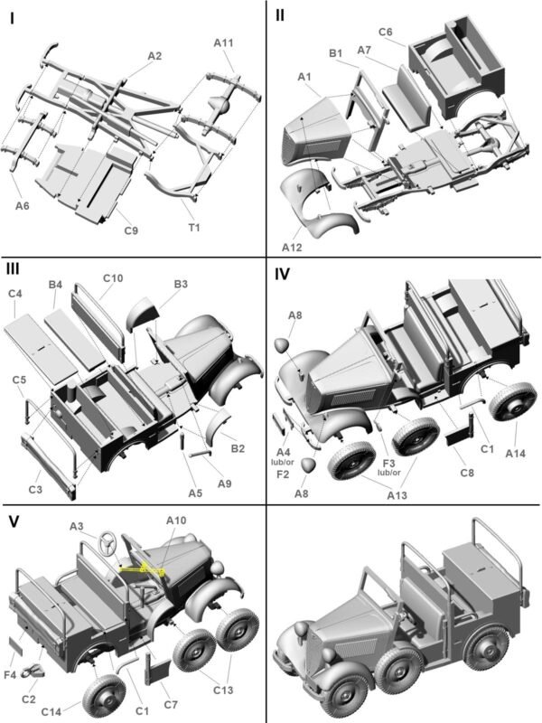 First To Fight PL122 - Polski ciągnik PZInż 302 do armaty ppanc. 37 mm 1/72