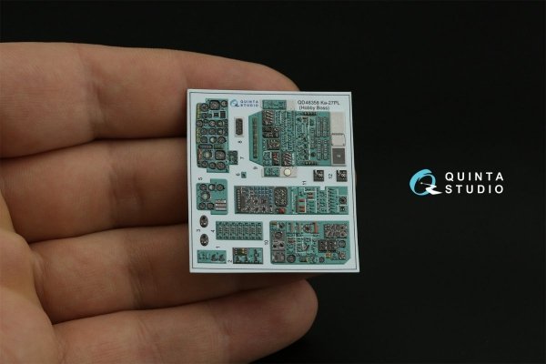 Quinta Studio QDS-48358 Ka-27PL Trainer version 3D-Printed &amp; coloured Interior on decal paper (Hobby Boss) (Small version) 1/48