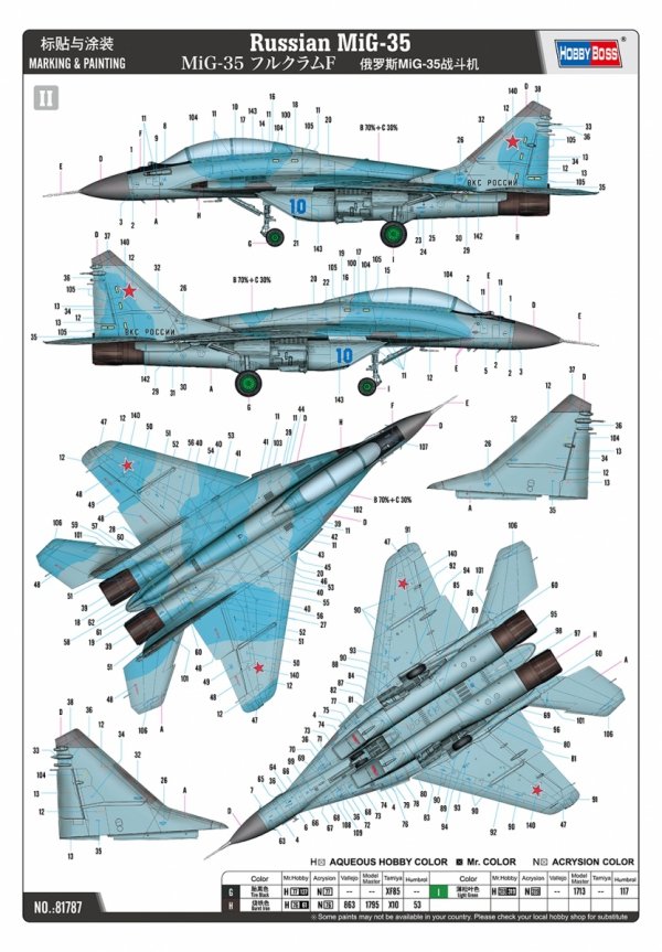Hobby Boss 81787 MiG-35 Fulcrum-F 1/48