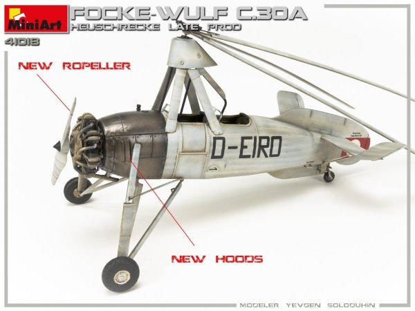 MiniArt 41018 FOCKE-WULF FW C.30A HEUSCHRECKE. LATE PROD 1/35