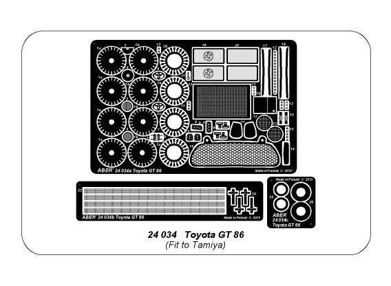 Aber 24034 Toyota GT 86 (1:24)