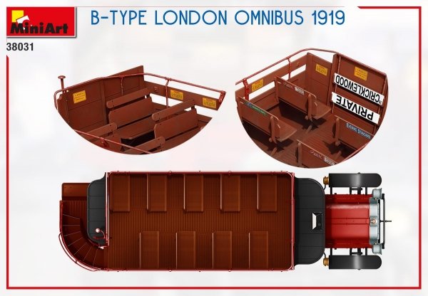 MiniArt 38031 B-TYPE LONDON OMNIBUS 1919 1/35