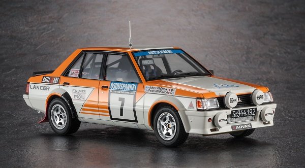 Hasegawa SP585 MITSUBISHI LANCER EX 2000 TURBO 1982 1000 LAKES RALLY DETAIL UP VERSION 1/24