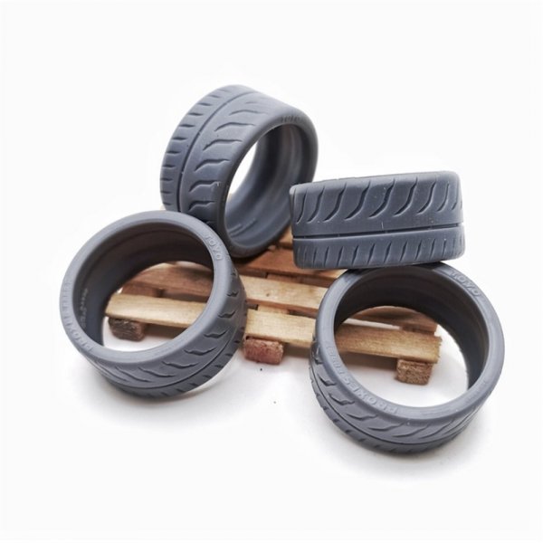 Yamamoto YMPRIM19 Semi Slick Tyres 18&quot; Type 1 1/24