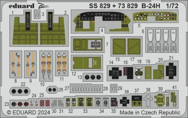 Eduard SS829 B-24H AIRFIX 1/72