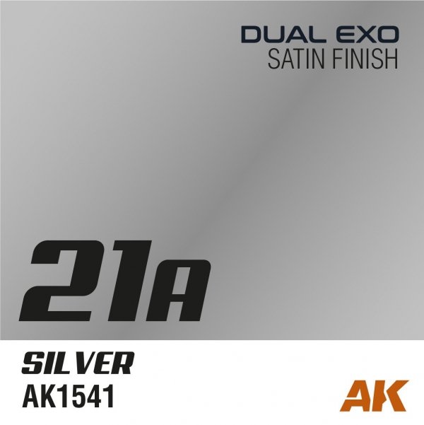 AK Interactive AK1565 DUAL EXO SET 21 – 21A SILVER &amp; 21B GUN METAL