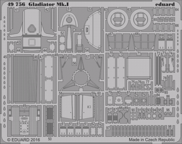 Eduard 49756 Gladiator Mk. I 1/48 MERIT