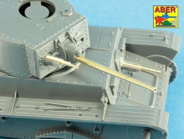 Aber 48L-31 German 3,7 cm KwK A 7 L/42 tank gun barrel for Pz.Kpfw. 38(t) (1:48)