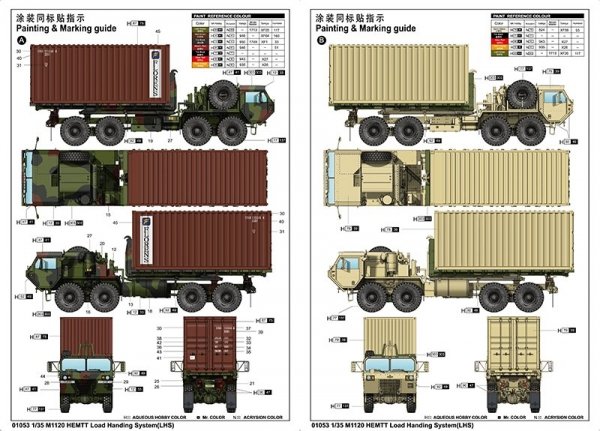 Trumpeter 01053 M1120 HEMTT Load Handing System (LHS) 1/35