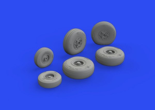 Eduard 672263 C-130 wheels ZVEZDA 1/72