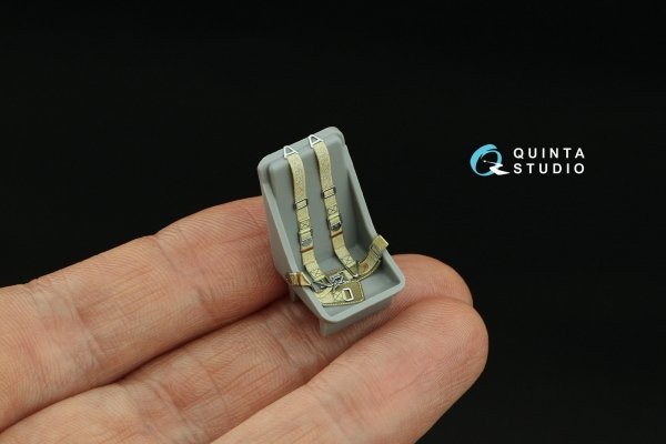 Quinta Studio QR+32033 WWII Luftwaffe fighter seatbelts (with metal buckles) (All kits) 1/32