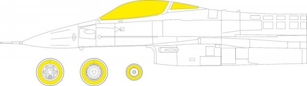 Eduard EX919 F-16C Block 25/42 KINETIC MODEL 1/48