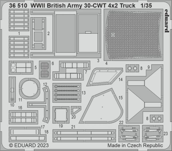 Eduard 36510 WWII British Army 30-CWT 4x2 Truck AIRFIX 1/35