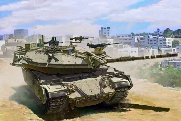 Meng Model TS-040 Israel Main Battle Tank Magach 6B Gal Batash 1/35
