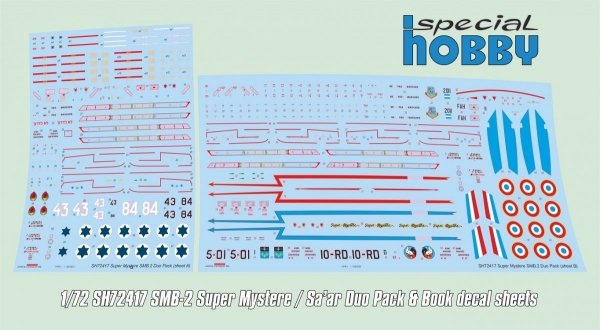 Special Hobby 72417 SMB-2 Super Mystere Duo Pack + książka 1/72